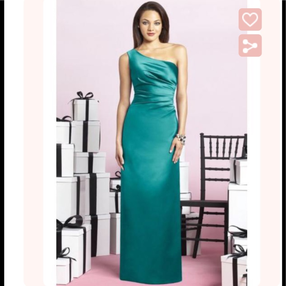 After Six One Shoulder Formal Dress